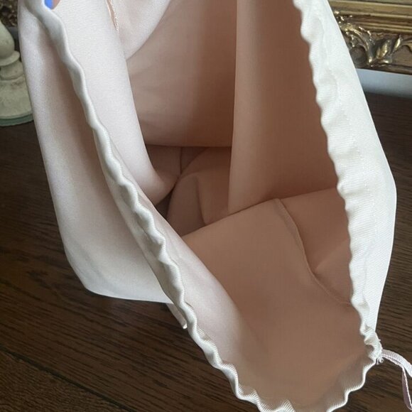 Stuart Weitzman Blush Pink Drawstring Shoe Boot Dust Bag 25.5" x 17" - Picture 6 of 6